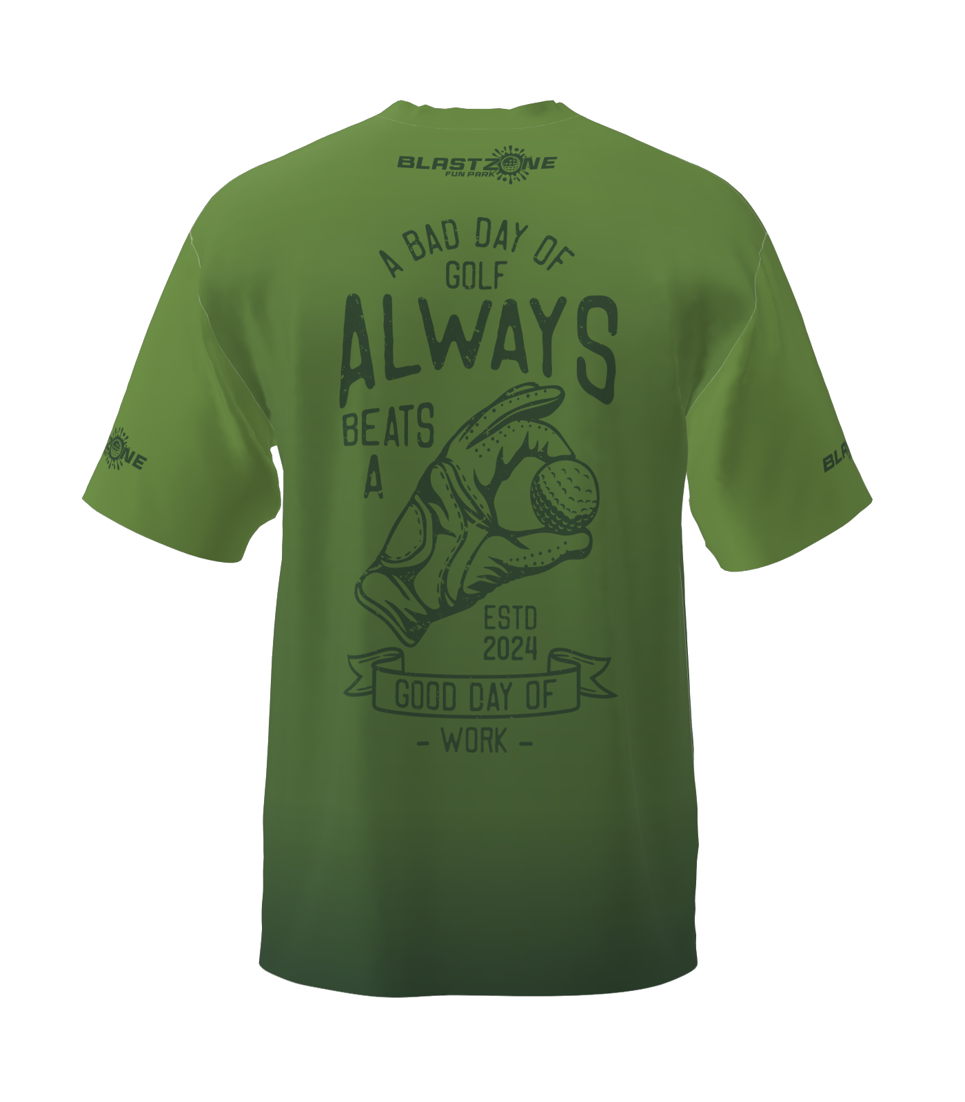Never A Bad Day - Dri Fit T Shirt